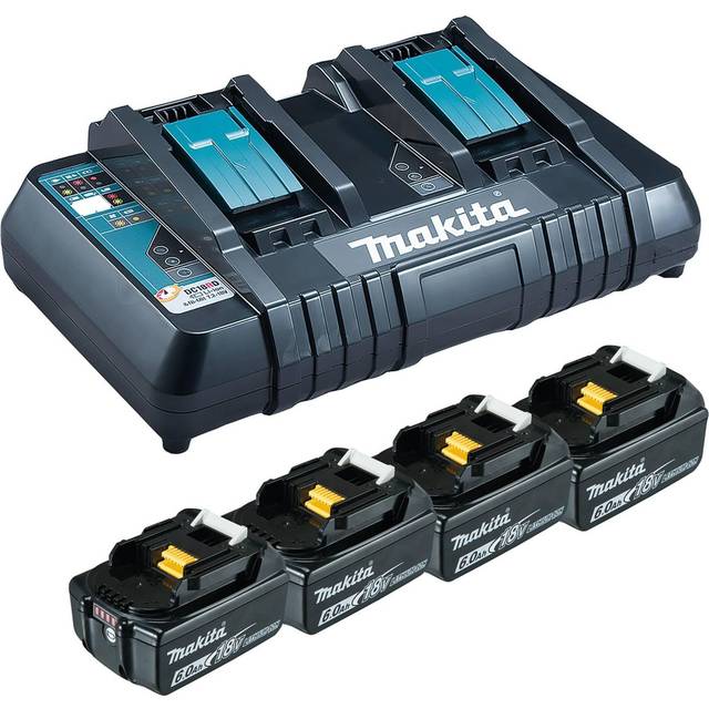 Billede af Makita DC18RD Batterioplader 4 x 18V