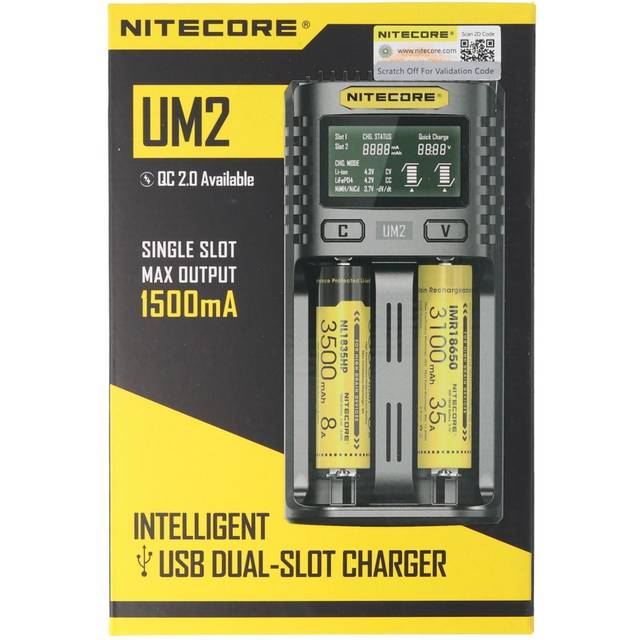 Billede af NiteCore UM2 batterioplader